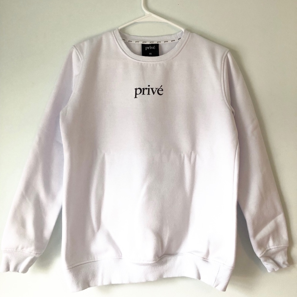 CLASSIC LOGO CREWNECK - WHITE